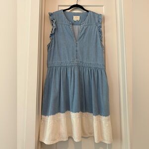 Kate Spade Dip Dye Denim Mini Dress